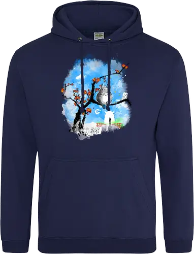 Japan pop overload - japan, anime, pop culture, movies, fantasy, sumi e, watercolor - Standard Hoodie