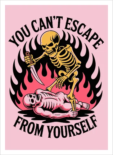 Skeleton Flames – You Can’t Escape From Yourself
