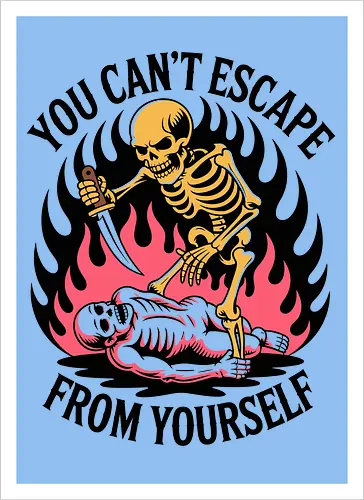 Skeleton Flames – You Can’t Escape From Yourself