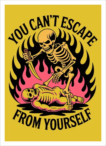 Skeleton Flames – You Can’t Escape From Yourself