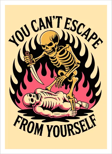 Skeleton Flames – You Can’t Escape From Yourself