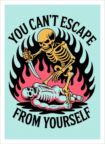 Skeleton Flames – You Can’t Escape From Yourself