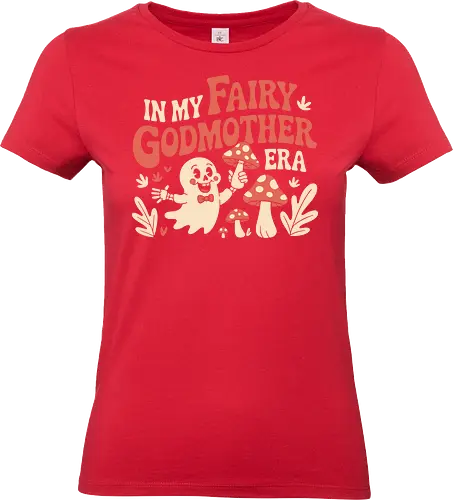 In My Fairy Godmother Era  - fairy godmother art, spooky mushroom design, magical ghost print, fantasy lover design, halloween ghost art, whimsical mushroom graphic, cute ghost illustration, unique fairy design, gift for fantasy fans, playful spooky print - Standard T-Shirt (Frauen)