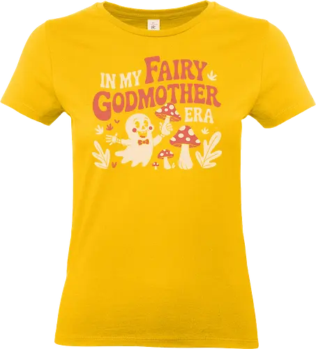 In My Fairy Godmother Era  - fairy godmother art, spooky mushroom design, magical ghost print, fantasy lover design, halloween ghost art, whimsical mushroom graphic, cute ghost illustration, unique fairy design, gift for fantasy fans, playful spooky print - Standard T-Shirt (Frauen)