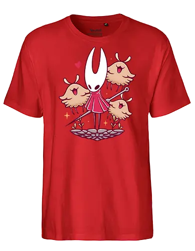 Hornet & Lost Fleas - Bug Knight, silksong, hollowknight, hornet, bell beast, sherma, lost fleas, gaming, video games, videogames, indie game, metroidvania, gamer - Fairtrade T-Shirt