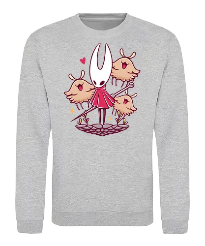 Hornet & Lost Fleas - Bug Knight, silksong, hollowknight, hornet, bell beast, sherma, lost fleas, gaming, video games, videogames, indie game, metroidvania, gamer - Sweatshirt