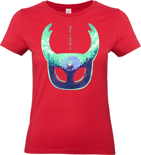 mask of brave - silksong, hollowknight, knight, lancer, beetle, insect, adventure, cool, awesome, hero, game - Standard T-Shirt (Frauen)