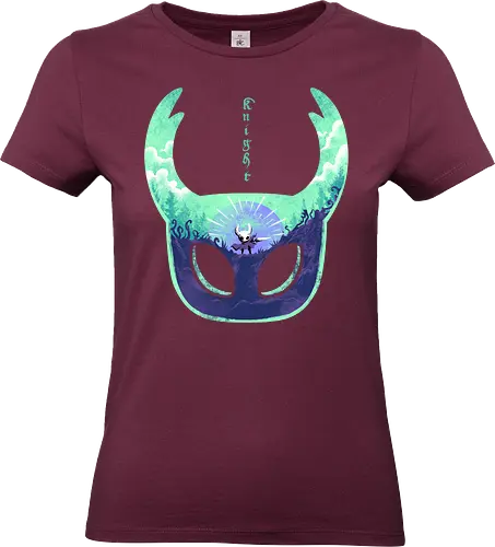 mask of brave - silksong, hollowknight, knight, lancer, beetle, insect, adventure, cool, awesome, hero, game - Standard T-Shirt (Frauen)