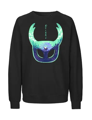 mask of brave - silksong, hollowknight, knight, lancer, beetle, insect, adventure, cool, awesome, hero, game - Fairtrade Sweatshirt