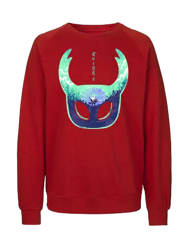 mask of brave - silksong, hollowknight, knight, lancer, beetle, insect, adventure, cool, awesome, hero, game - Fairtrade Sweatshirt