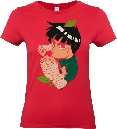 Rock Lee's Guts and Glory - rock lee, Shinobi, anime, manga, ninja, martial arts, fighting, shonen, fan art, pop culture, japan, japanese, konoha, graphic tee, might guy, perseverance, green beast, leaf village, taijutsu - Standard T-Shirt (Frauen)