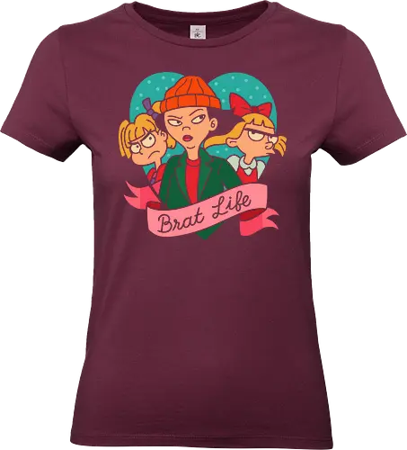 Brat Life: All Grown Up - rugrats, dee dee, angelica, susie, brat life, 90s, nostalgia, cartoon, retro, nickelodeon, fan art, funny, pop culture, animation, graphic tee, rebellious, kid core - Standard T-Shirt (Frauen)