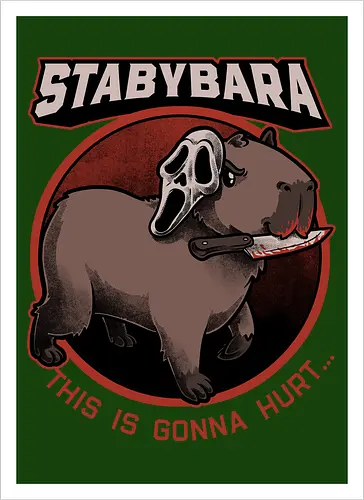 Slasher Capybara Horror Movie 