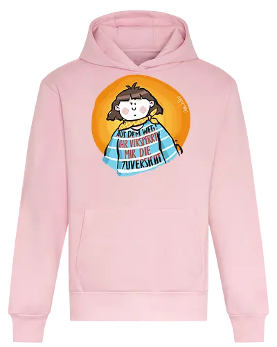 Aus dem Weg! - Ringelpulli, SprücheShirt, Cartoon Illustration, Statement, Zuversicht, Handgezeichnet, Humor, Selbstironie, Streifenpulli, Spruchshirt, deutsch, Ringelpullisprüche, Ringeldinger, streifenweise, Spruch, Weisheit, Motivation - Heavyweight Hoodie