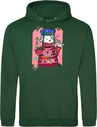 Zeit sich die Finger bunt zu malen