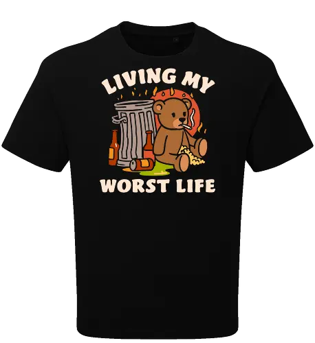 Living My Worst Life Bear Artwork