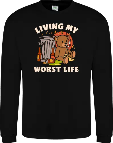 Living My Worst Life Bear Artwork