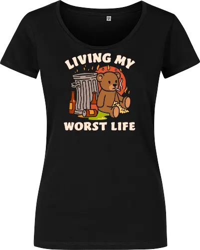 Living My Worst Life Bear Artwork