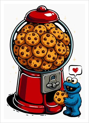 Gumball Cookies