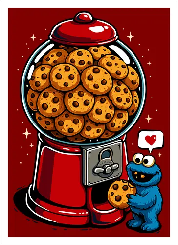 Gumball Cookies