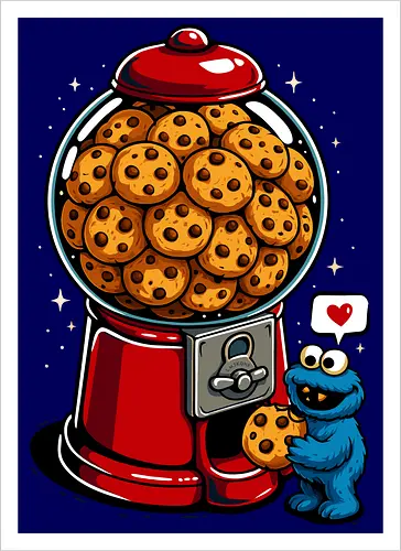 Gumball Cookies