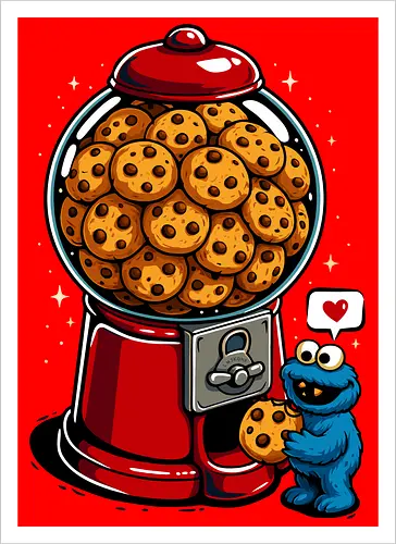 Gumball Cookies