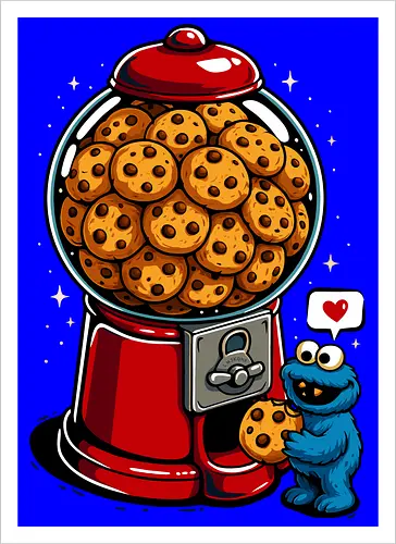 Gumball Cookies