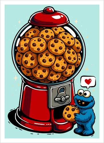Gumball Cookies