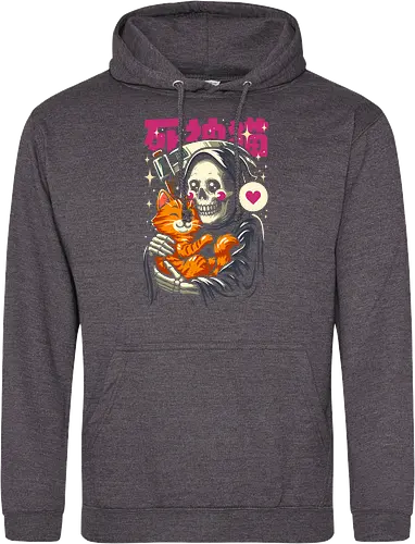 Grim Reaper Loves Cute Cat