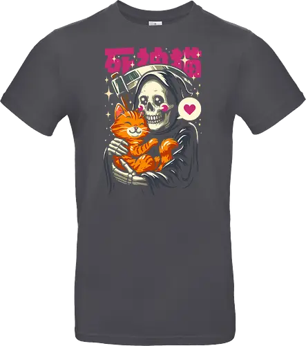 Grim Reaper Loves Cute Cat