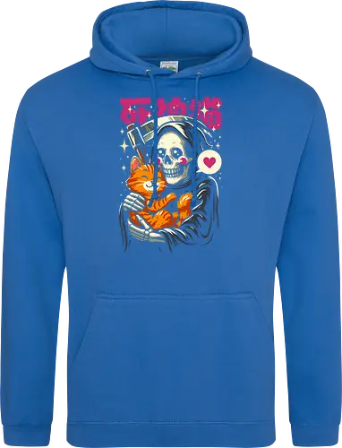 Grim Reaper Loves Cute Cat