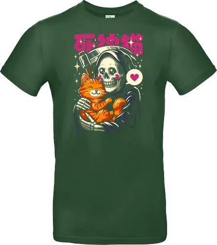 Grim Reaper Loves Cute Cat