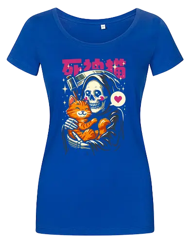 Grim Reaper Loves Cute Cat