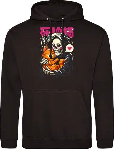 Grim Reaper Loves Cute Cat