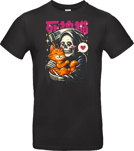 Grim Reaper Loves Cute Cat