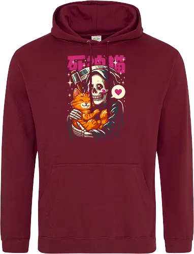 Grim Reaper Loves Cute Cat