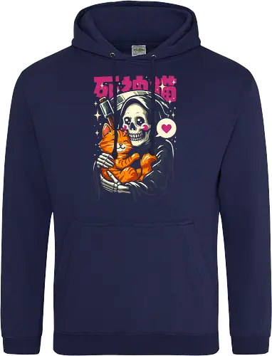 Grim Reaper Loves Cute Cat