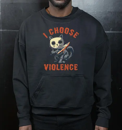 Halloween Cat - I Choose Violence