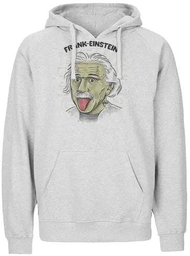 Frank-Einstein - halloween, einstein, albert einstein, science, physics, nerd, trick or treat - Fairtrade Hoodie