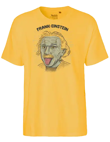 Frank-Einstein - halloween, einstein, albert einstein, science, physics, nerd, trick or treat - Fairtrade T-Shirt