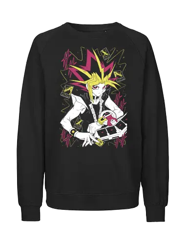 Yugi Mutou - Yu-Gi-Oh - Otaku, Gift, Cool, Kawaii, Anime, Manga, Tokyo, Angry, Japanese Art, Aesthetic, Manga Style, Revengers, Zylixzen, Aggressive, Gamer - Fairtrade Sweatshirt