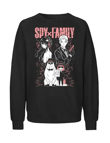 Forger Family - Spy x Family - Kawaii, Anime, Manga, Tokyo, Angry, Japanese Art, Aesthetic, Manga Style, Revengers, Zylixzen, Aggressive, Gamer, Otaku, Gift, Cool - Fairtrade Sweatshirt