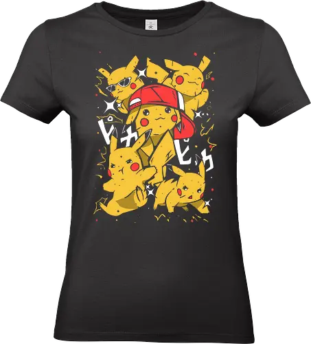 Mouse - Pocket II - Kawaii, Anime, Manga, Tokyo, Angry, Japanese Art, Aesthetic, Manga Style, Zylixzen, Aggressive, Gamer, Otaku, Gift, Cool - Standard T-Shirt (Frauen)