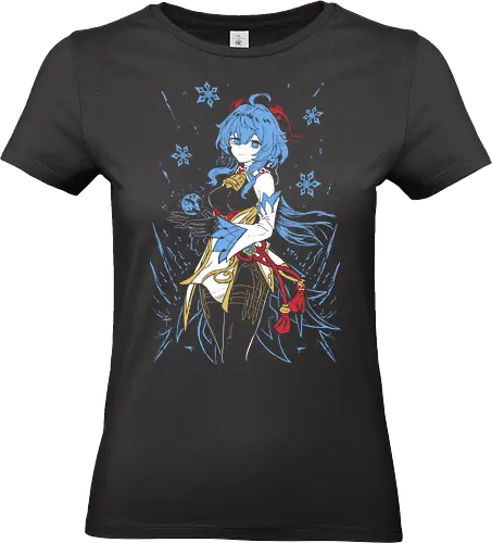 Ganyu - Gen shin Impact - Kawaii, Anime, Manga, Tokyo, Angry, Japanese Art, Aesthetic, Manga Style, Zylixzen, Aggressive, Gamer, Otaku, Gift, Cool - Standard T-Shirt (Frauen)