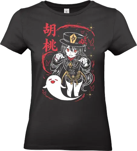 Hu Tao - Gen shin Impact - Kawaii, Anime, Manga, Tokyo, Angry, Japanese Art, Aesthetic, Manga Style, Zylixzen, Aggressive, Gamer, Otaku, Gift, Cool - Standard T-Shirt (Frauen)