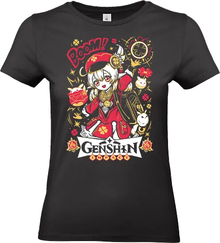 Klee - Gen shin Impact - Cool, Kawaii, Anime, Manga, Tokyo, Angry, Japanese Art, Aesthetic, Manga Style, Zylixzen, Aggressive, Gamer, Otaku, Gift - Standard T-Shirt (Frauen)