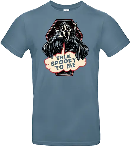 Talk Spooky to me - Horror, Halloween, horror movies, villain, classic horror, funny, humor, spooky, ghost - Standard T-Shirt