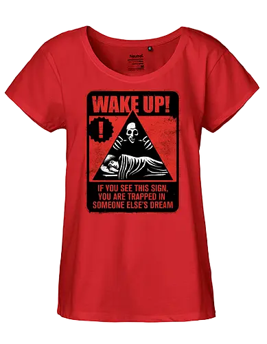 Horror Signs Dream Creatures - scary, cool, shadow creature, shadow figure, smile, awesome, horror, horror stories, creepy, horror movies, books, spooky season, Halloween, creepypastas, demon, spirit, shadow person, dead, ghost, dream, dreaming, dreamwalker, dream land, dark, Darkness - Fairtrade Girl Shirt