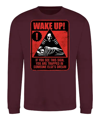 Horror Signs Dream Creatures - scary, cool, shadow creature, shadow figure, smile, awesome, horror, horror stories, creepy, horror movies, books, spooky season, Halloween, creepypastas, demon, spirit, shadow person, dead, ghost, dream, dreaming, dreamwalker, dream land, dark, Darkness - Sweatshirt