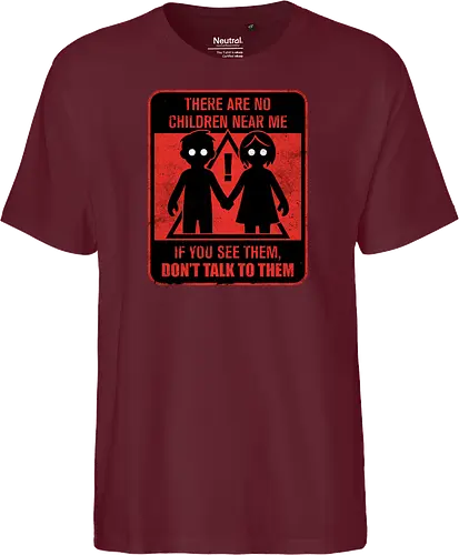 Horror Signs Shadow Children - scary, cool, awesome, horror, horror stories, creepy, horror movies, books, spooky season, Halloween, creepypastas, shadow creature, shadow figure, smile, demon, spirit, shadow person, dead, ghost, children, sign - Fairtrade T-Shirt